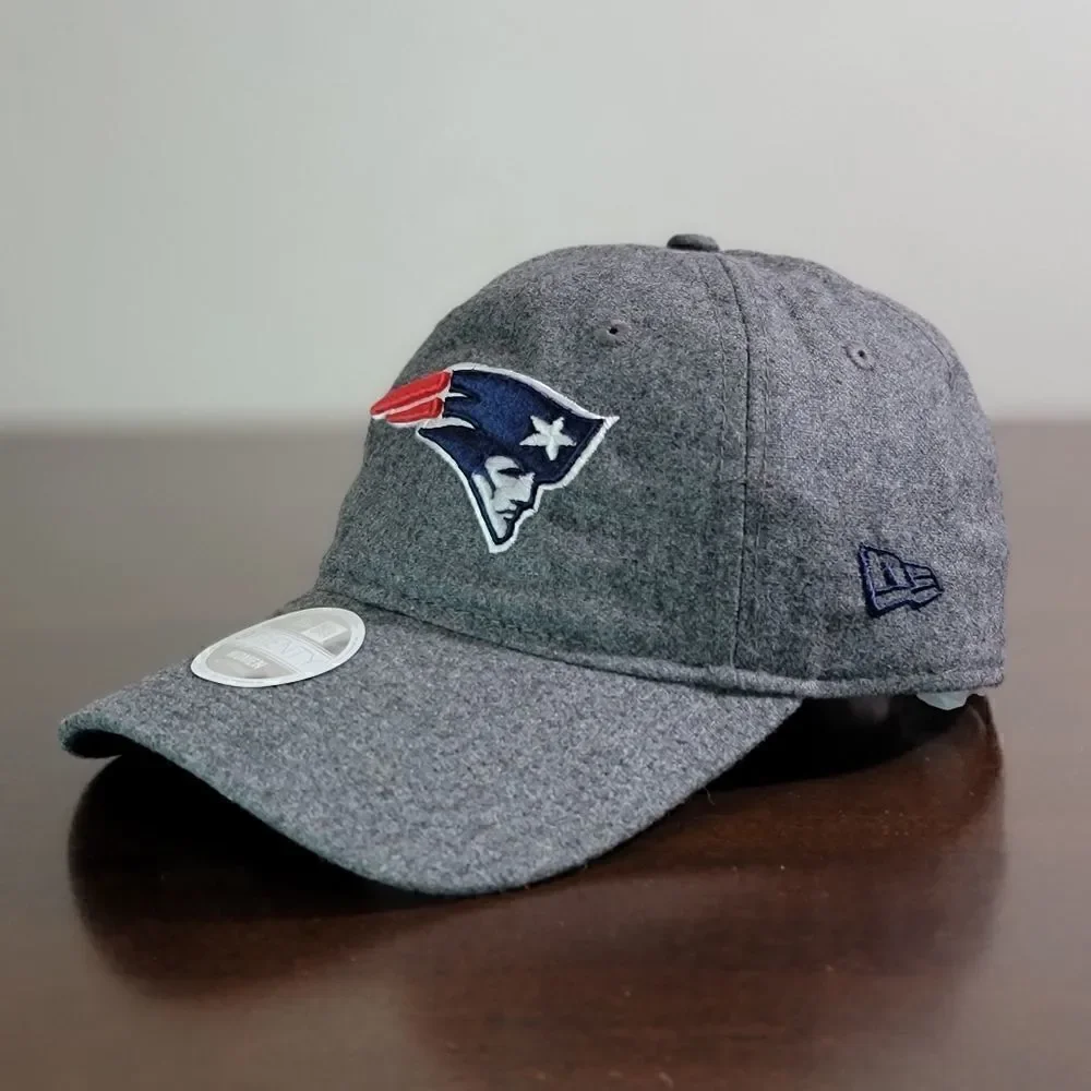 New Era NFL New England Patriots Dad Hat Cap Gray